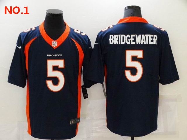 Men's Denver Broncos #5 Teddy Bridgewater Jersey NO.1 ;